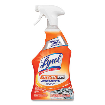 LYSOL® Brand Kitchen Pro Antibacterial Cleaner, Citrus Scent, 22 Oz Spray Bottle, 9-carton freeshipping - TVN Wholesale